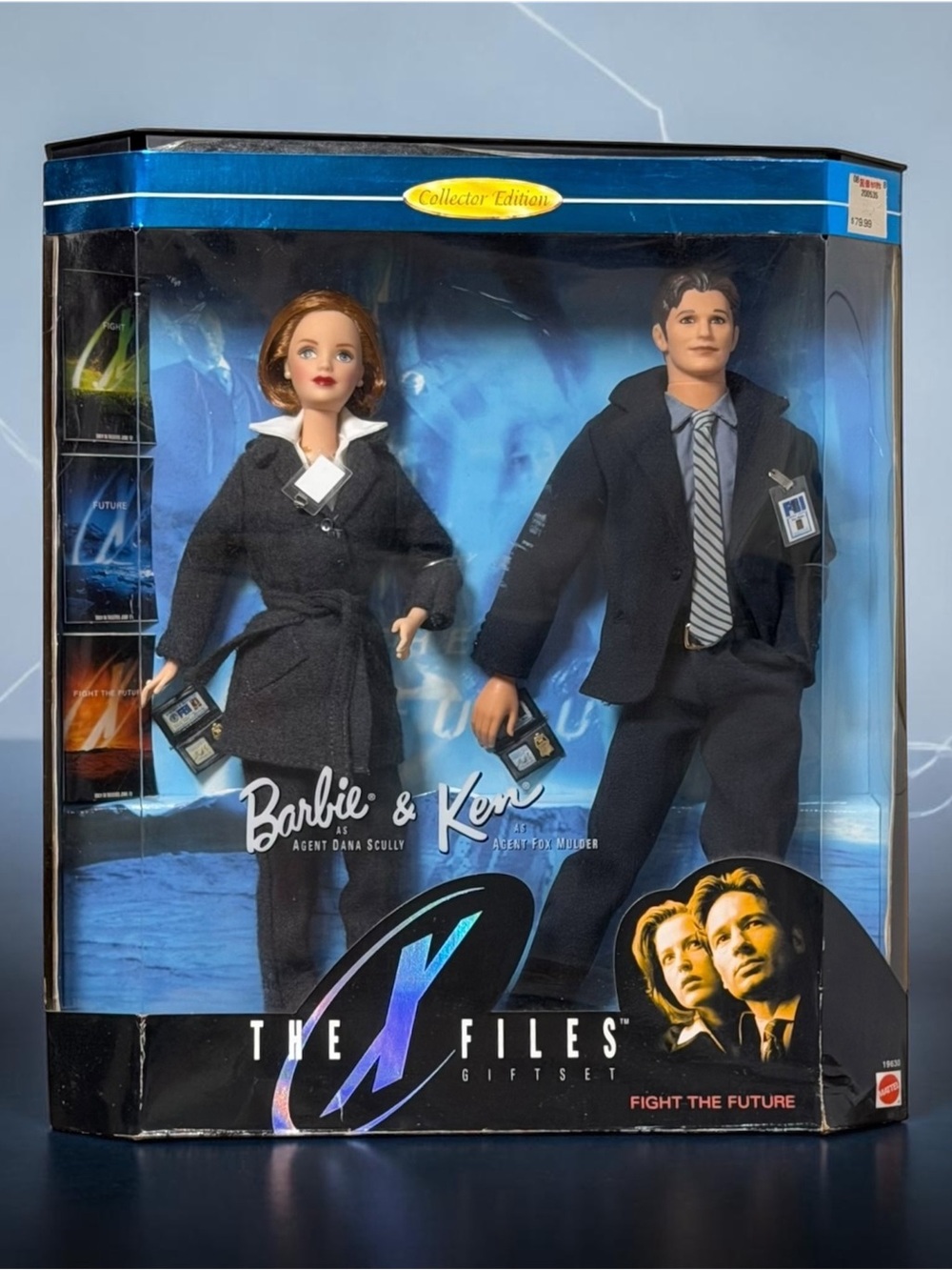 1998 X-Files Barbie Agent Scully & Ken Agent Mulder